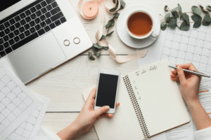 how to be organized with a planner