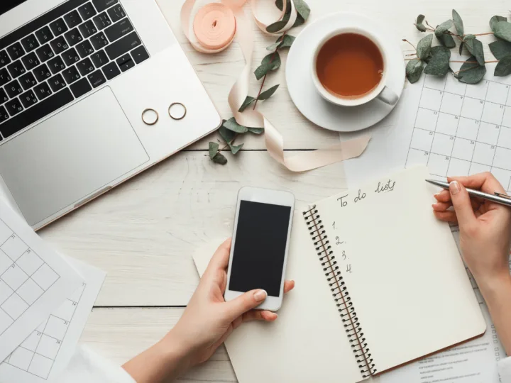 how to be organized with a planner