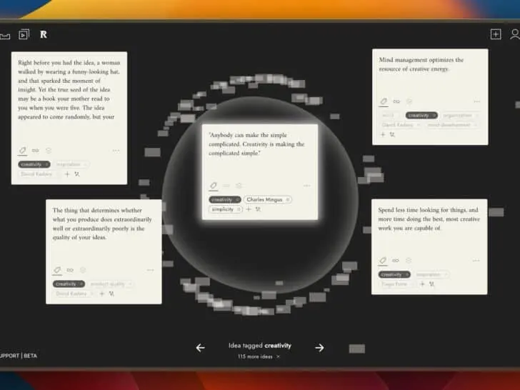 A screenshot of a screen with a lot of different things on it.