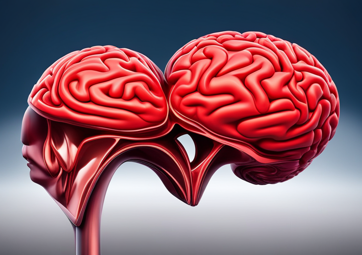 An image featuring a human ear, brain, and heart, interconnected with vibrant, pulsating lines to symbolize the process of hearing, understanding, and empathizing in active listening