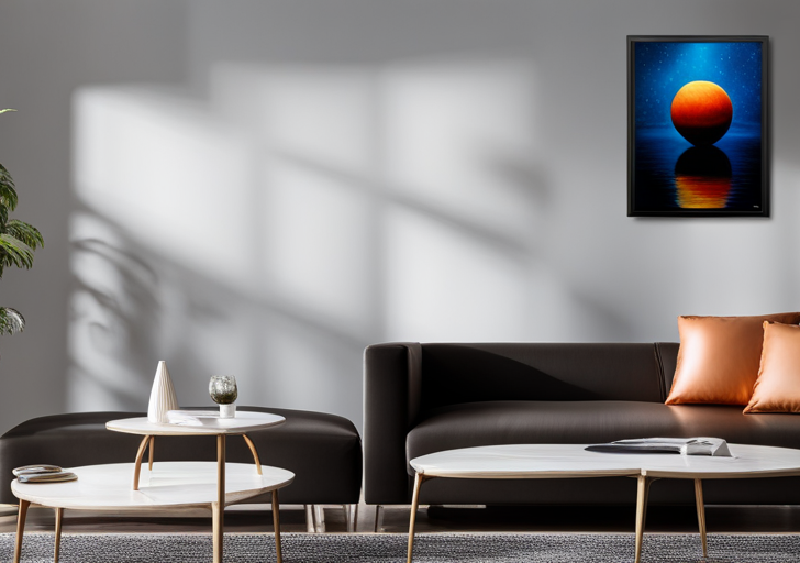  an image depicting a person introspectively observing various colored orbs, each representing a different emotion, illuminating in a darkened, peaceful room