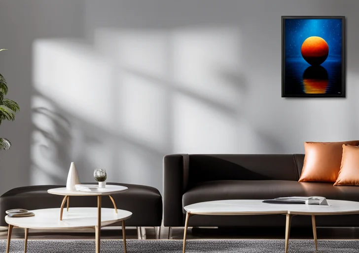  an image depicting a person introspectively observing various colored orbs, each representing a different emotion, illuminating in a darkened, peaceful room