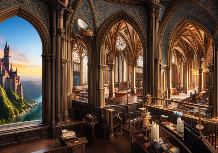 An image with a split view: one side showcasing a dark, flat medieval world view, and the other side a vibrant, 3D Renaissance scene with scientific tools, art, and exploration