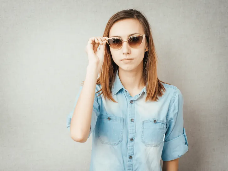         Description: A young woman wearing sunglasses and a denim shirt shares tips on how to become a brand ambassador.